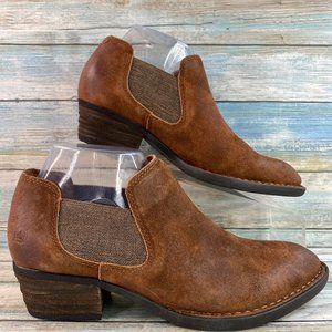 Born Brown Leather Chelsea Boot
